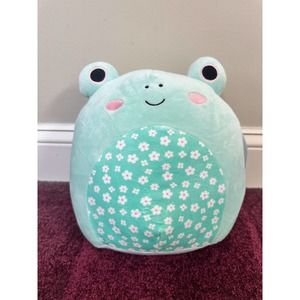 Squishmallows 11" Fritz the Frog with Floral Belly Plush Fuzzy